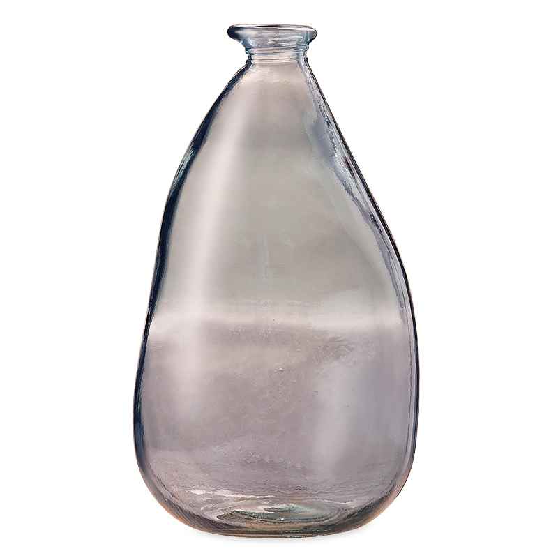 Oblong Recycled Glass Balloon Vase, 14